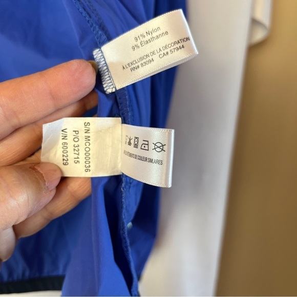 CUTTER & BUCK Men's Breaker Sport Stretch Jacket Blue Size Medium Golf UPF Hood - Picture 10 of 12